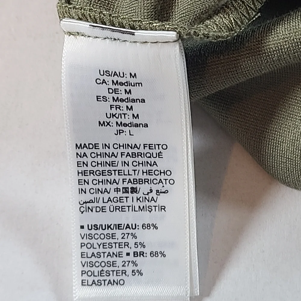 The Drop Elegant Caralynmirand Sleeveless Belted M Olive Green  Jumpsuit NWT - Picture 7 of 13